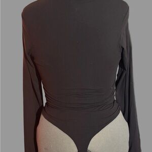 SKIMS Classic Black Long Sleeve Bodysuit